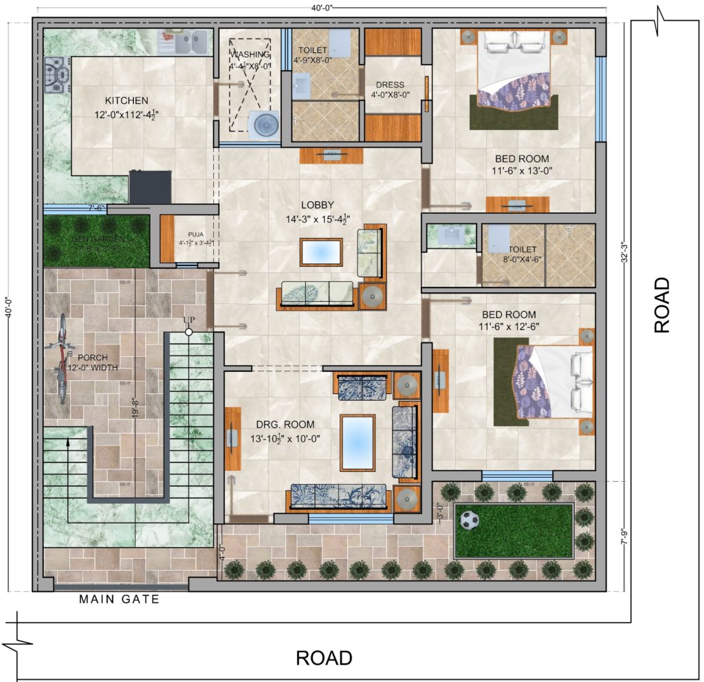 ND101 North 1 Floor Plan
